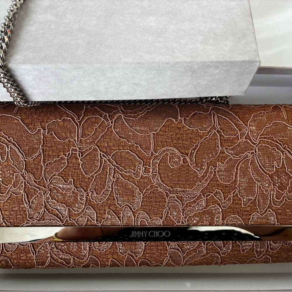 Jimmy Choo Baby Pink Clutch Bag